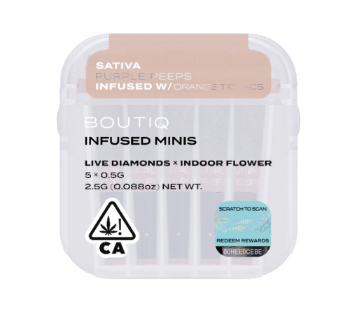 Purple Peeps and Orange Tic Tacs